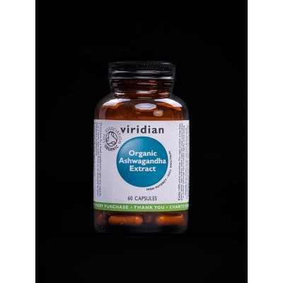 Viridian Nutrition Ashwagandha Extract Organic 60 kapslí – Hledejceny.cz