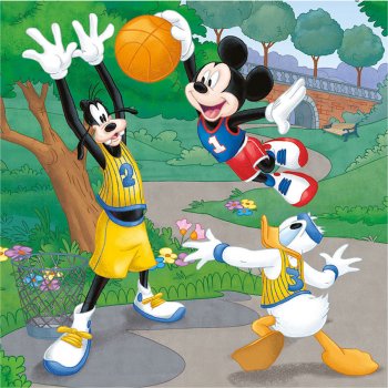 Dino Mickey a Minnie sportovci 3 x 55 dílků