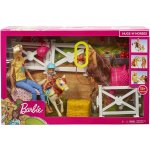 Mattel Barbie Herní set s koníky GLL70 – Zboží Mobilmania