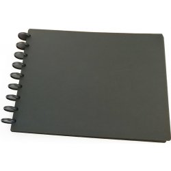 Life Designer Fotoalbum Barva obalu: Černý, Velikost disků: XL (20 albových listů), Barvy listů: Kaffee Papier