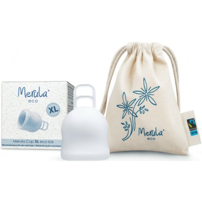 Merula Eco Cup Menstruační kalíšek XL Eco ice Bílá – Zboží Dáma
