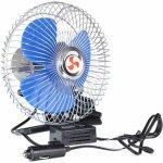 Ventilátor do auta otočný kovový 15 cm 24V na klip – Zboží Živě