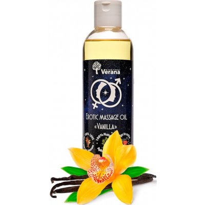 Verena Erotický masážní olej Vanilka 250 ml