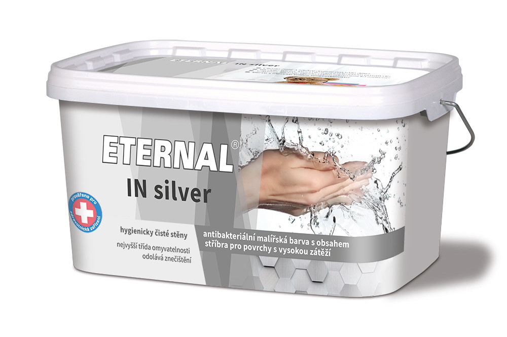 Austis Eternal In Silver antibakteriální malířská barva s obsahem stříbra 4kg