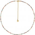 Preciosa Pozlacený náhrdelník s českým křišťálem 2570Y70 – Zboží Dáma