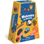 Teddies Malování na kameny/oblázky s barvami se štětci v krabičce 14x15,5x4,5cm – Hledejceny.cz