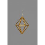 RAUTIS Designová vánoční ozdoba Geometric Šestiúhelník 9 x 6,5 x 6 cm – Hledejceny.cz