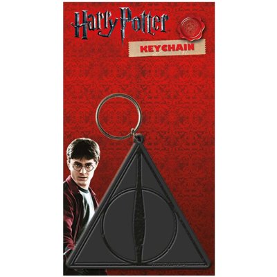 Přívěsek na klíče Harry Potter relikvie smrti černá