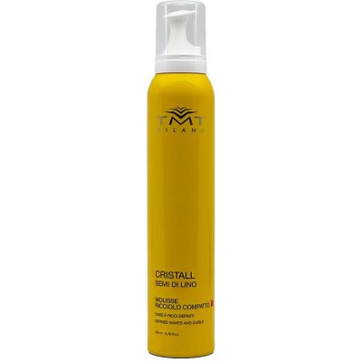 TMT Milano Cristall Semi Di Lino Mousse Ricciolo Compatto 200 ml – Zbozi.Blesk.cz