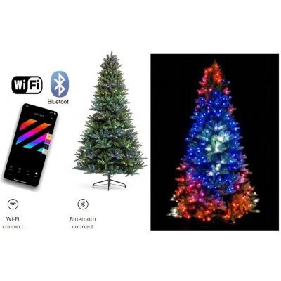 LEDstromeček vánoční svítící SMART 2,1m Twinkly 390 ks RGB + BT + Wi-Fi – Zbozi.Blesk.cz