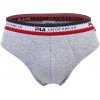 Boxerky, trenky, slipy Fila Man Brief 1 pack Šedý