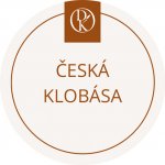 Davídkovo koření Etiketa Česká klobása béžová průměr 4,5 cm 1 ks – Sleviste.cz