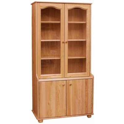Nábytek z lesa Knihovna Western 01 masiv borovice 98 x 190 x 40 cm – Zboží Dáma