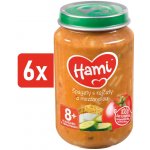 Hami Špagety s rajčaty a mozzarelou 6 x 200 g – Zboží Dáma