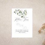 Svatební oznámení Eukalyptus 1 – Zboží Dáma