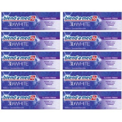 Blend-a-med 3D White 10 x 75 ml – Hledejceny.cz