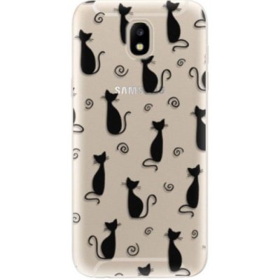 iSaprio Cat pattern 05 Samsung Galaxy J5 (2017) černé