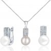 JwL Luxury Pearls perlová souprava šperků JL0644 a JL0645 náhrdelník náušnice