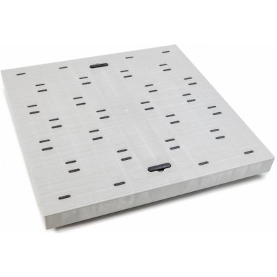 Dakota poklop s madlem 700 x 700 mm šedá – HobbyKompas.cz