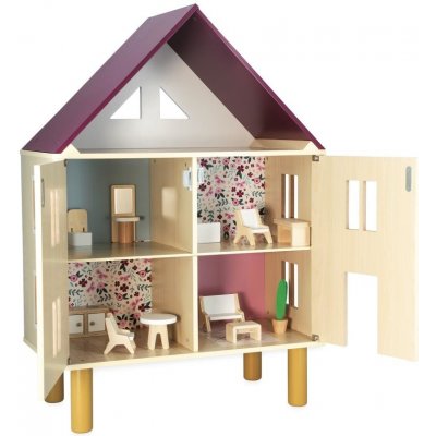 Janod Dřevěný domeček pro panenky Twist – Zbozi.Blesk.cz