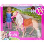 Barbie kůň s panenkou blond oblékací – Zbozi.Blesk.cz