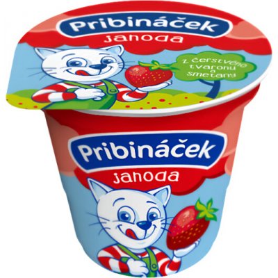 Pribináček Jahoda 125 g – Zbozi.Blesk.cz