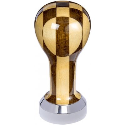 Buna Café Tamper šachovnice, lak, nerez lesk, plochý 41 mm – Hledejceny.cz