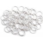 Kroužky 100ks stříbrné (14mm) – Zboží Dáma