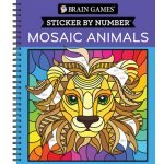 Brain Games - Sticker by Number: Mosaic Animals 28 Images to Sticker Publications International LtdSpiral – Sleviste.cz