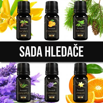Aromaholik esenicální olej Sada Hledače 6 x 10 ml – Hledejceny.cz