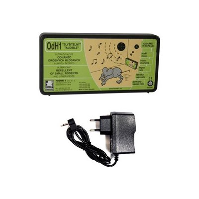 Format OdH1 Odpuzovač myší a kun slyšitelný sada plašič + adaptér