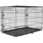 Dog Fantasy Klec skládací 2 dveře XL 106 x 69 x 77 cm – Hledejceny.cz