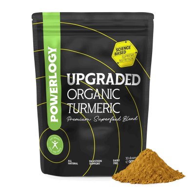 Powerlogy Upgraded Organic Turmeric Powder 300 g – Hledejceny.cz
