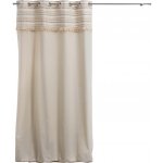 Douceur d'intérieur Záclona na průvlečných kroužcích, ATLAS NATURAL, 140 x 240 cm béžová – Hledejceny.cz