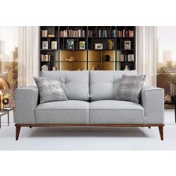 Atelier del Sofa 2-Seat Sofa-Bed Montana 2 Seater Grey