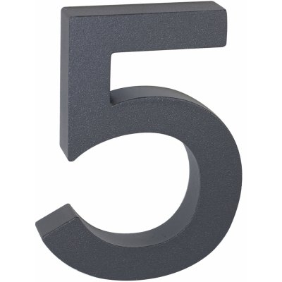 Richter domovní číslo 3D - Antracit matná 5 – HobbyKompas.cz