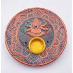 Mani Bhadra Stojánek na vonné tyčinky a kužely Ganesha bronze 10 cm – Hledejceny.cz