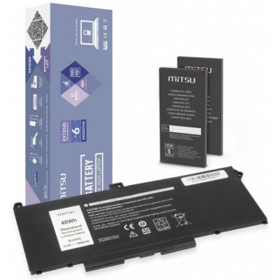 Dell kompatibilní RJ40G baterie Mitsu 3600 mAh (55 Wh), 4 články Li-polymer 15.2V – Hledejceny.cz