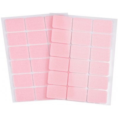 Prima-obchod Suchý zip samolepicí obdélníčky 25x32 mm, barva 6 růžová sv. – Hledejceny.cz