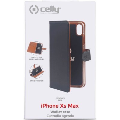 Pouzdro CELLY Wally iPhone XS MAX - černé – Hledejceny.cz