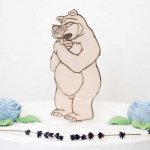 Dětská figurka na dort - Máša a medvěd – Zboží Mobilmania