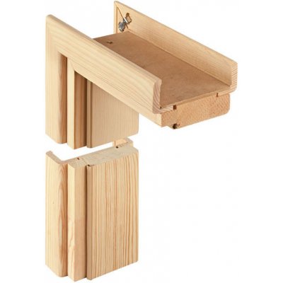 Erkado Dřevěné obložkové zárubně dyhované (bez povrchové úpravy) 80/197 levé i pravé – Zboží Mobilmania