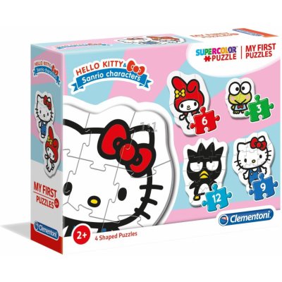 CLEMENTONI Moje první : Hello Kitty 4v1 2,3,4,5 dílků