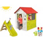 Smoby set domeček Nature a skluzavka XS s vědro setem Medvídek Pú 310069-5 – Zboží Dáma