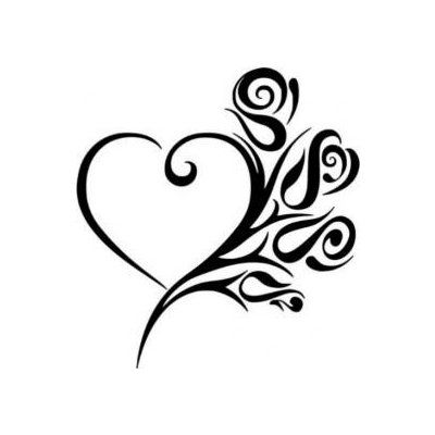 Srdce plastová šablona 024 B 14,5x14,5cm – Hledejceny.cz