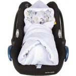 Kaarsgaren Zateplená zavinovačka do autosedačky wellsoft modrá sloni – Zboží Mobilmania