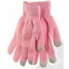 1Mcz Touch Gloves Basic dotykové rukavice růžové dámské