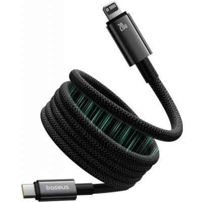 Baseus P10319805111-01 Tungsten Gold magnetický nabíjecí a datový USB-C na Lightning 1m černý – Sleviste.cz