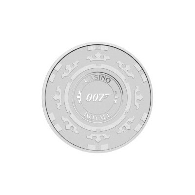 The Perth Mint stříbrná mince Casino Royale Chip 2023 1 oz