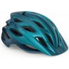 Cyklistická helma MET Veleno teal modrá metalická lesklá 2021